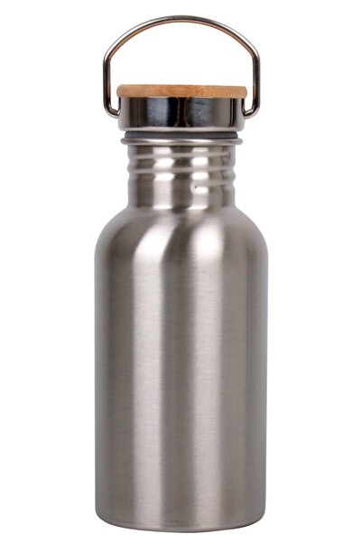 Paslanmaz Çelik Su Matarası, Çelik Suluk (500 ML)